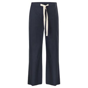 S Max Mara Women Smmargento - Cotton Drawstring Trousers